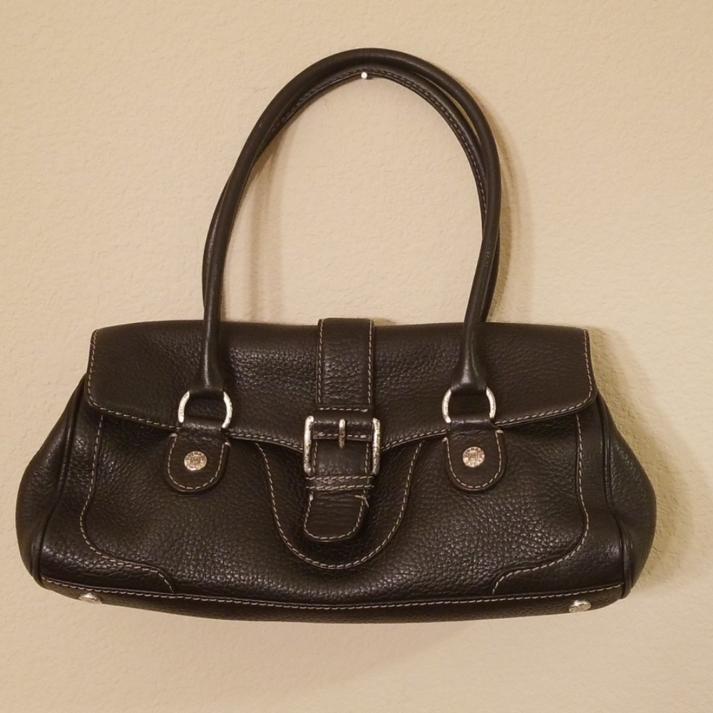 Michael Kors Black Vintage Leather Purse